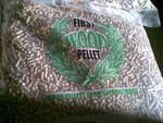 first wood pellets